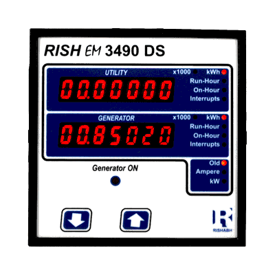 Rishabh Instrument - Multifunction Meters - Dual Source Energy Meter - EM3490DS