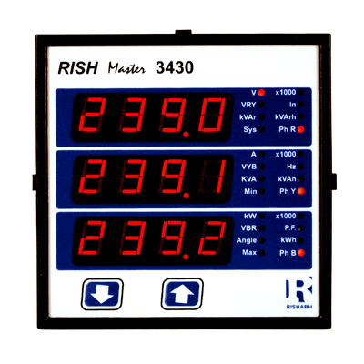 Rishabh Instrument - Multifunction Meters - Rish Master 3430