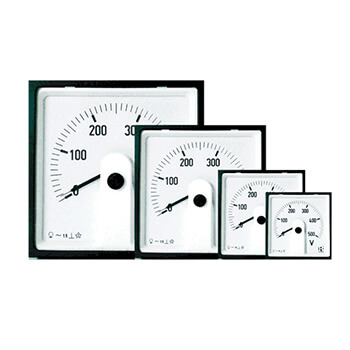 Rishabh Measuring Instrument Analog Panel Meters Moving Coil meter AC ammeters and voltmeters with rectifier 240deg (VL)