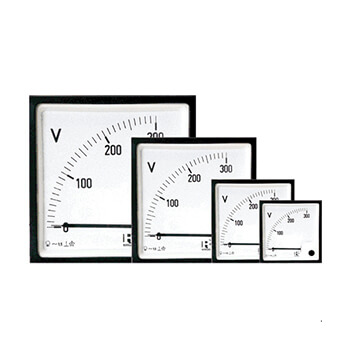 Rishabh Measuring Instrument Analog Panel Meters Moving Coil meter AC ammeters and voltmeters with rectifier 90deg (VQ)