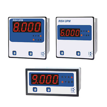 Rishabh Measuring Instrument - Digital panel meter - 1-3-PHASE-PROGRAMMABLE-RISH-DPM-PGDA-PGDV-PGD3A-PGD3V
