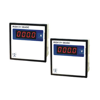 Rishabh Measuring Instrument - Digital panel meter - RISH DPM 96 A-V DC