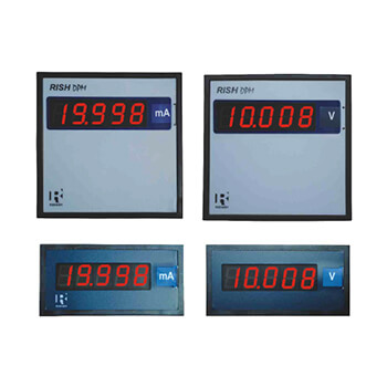 Rishabh Measuring Instrument - Digital panel meter - RISH DPM 96 X 96 & 48 X 96 4½ Digit (DC Input)
