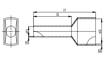 End Sleeves - Twin Type, with Insulating Sleeve - diagram