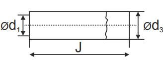 Mini Catalog - Compression Type - Aluminum Tubular In-Line Connectors for Crimping to Aluminum Conductors - diagram