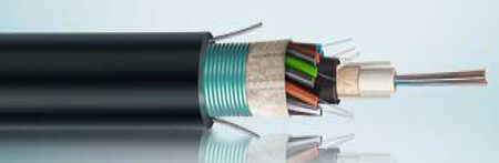 Multi-Tube Intrusion Proof Armoured Cable (48F + 8F) - Special Cables - Optical Fiber Cable