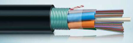 Multi-Tube Single Sheath Ribbon Type Armoured Cable (48F-576F) - Armoured Cables - Optical Fiber Cable