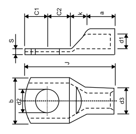 Railway Series - Standard New Type, With Inspection Hole for Copper conductors - Type I - diagram