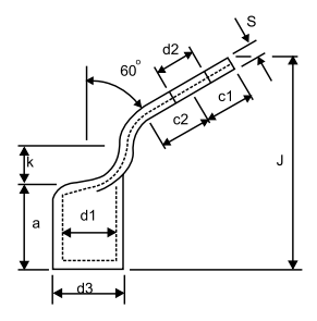 Railway Series - Standard New Type, With Inspection Hole for Copper conductors - Type II - diagram