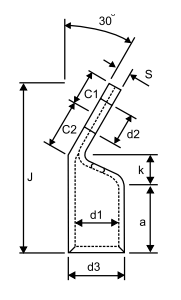 Railway Series - Standard New Type, With Inspection Hole for Copper conductors - Type III - diagram-2