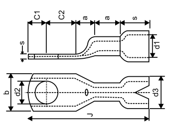 Railway Series - Standard New Type, With Inspection Hole for Copper conductors - Type III - diagram