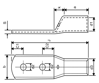 Railway Series - Standard New Type, With Inspection Hole for Copper conductors - Type V - diagram