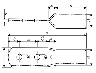 Railway Series - Standard New Type, With Inspection Hole for Copper conductors - Type VIII - diagram